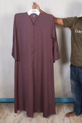Plain Abaya - Coffee